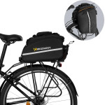 Wozinsky Roomy Bike Carrier Bag 35L (Rain Cover included) Black 5907769300615 - (WBB19BK)