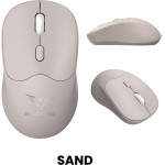 Alcatroz Silent BT5.4 Wireless Mouse Airmouse Duo 6R Sand - (AMDS6R-SD)
