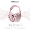 Sonic Gears Sonicgear BT5.4 Headphones 2024 Airphone 6 Mauve Pink - (AP6-MP)