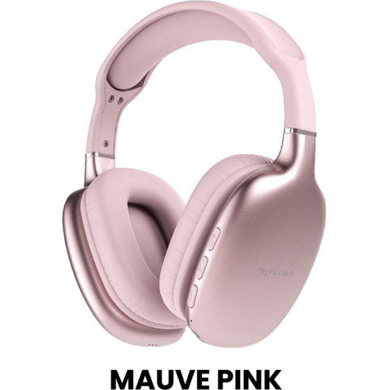 Sonic Gears Sonicgear BT5.4 Headphones 2024 Airphone 6 Mauve Pink - (AP6-MP)