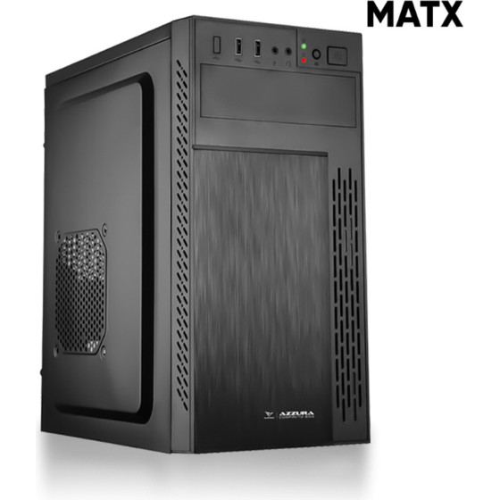 Alcatroz Matx Pc Case Azzura Compacto 500 Black - (COMPACTO-500)