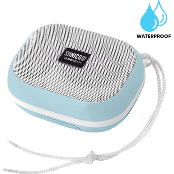 Sonic Gears Sonicgear Portable BT5.3 Waterproof Speaker SONICGO! 101 Aqua Mint - (SG101-AQUA-M)