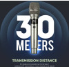 Sonic Gears Sonicgear Professional Uhf Wireless Microphone Wm 3000UL Obsidian - (WM3000UL-O)