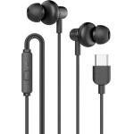Sonic Gears Sonicgear TYPE-C Earbuds Hyperbass Buds 1 Black - (HB-BUDS1-C-BLK)