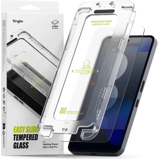 Ringke Easy Slide Tempered Glass 2-Pack For Nothing Phone 3A / 3A Pro - Clear - (27751-0)