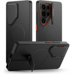 Tech-Protect Kevlar Aura Magsafe Case For Samsung Galaxy S25 Ultra - Black/Orange - (27711-0)