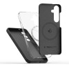 Tech-Protect Liquid Silicone Magsafe Case For Samsung Galaxy S25 Edge - Black - (27761-0)