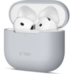 Tech-Protect Silicone Case For Apple Airpods 4 - Gray - (27730-0)