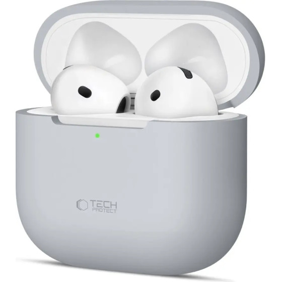 Tech-Protect Silicone Case For Apple Airpods 4 - Gray - (27730-0)
