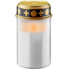 Led Grave Candle, white
