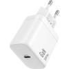 iNOS ��������� �������� ������� �������� �� ����� Usb C Gan Pd Qc 3.0 35W & Lightning ������� 1m ����� - (INOSCH-010305-0200)