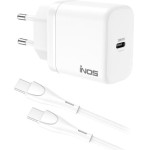 iNOS ��������� �������� ������� �������� �� ����� Usb C Gan Pd Qc 3.0 35W & Usb C ������� 1m ����� - (INOSCH-010305-0201)
