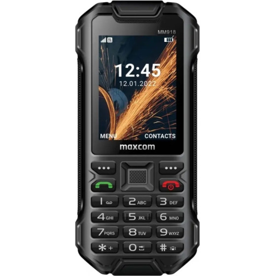 MaxCom Strong (Dual Sim) 2.4'' Water-Dust Proof IP68 4G Volte �� ����, ��������� ��� ������ ����� - (MM918 L)