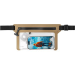 Fixed - Waterproof Case Dry Belt - For Phone Up To 7.5'', IPX8, Adjustable Strap, Touchscreen Friendly, Hypalon Mesh - Beige - (FIXDR-BT-KH)