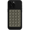 Techsuit - Phone Holder (SC-PAD) - Suction Pad For Selfies, Silicone, Adhesive Mount, Rectangular Shape - Light Grey