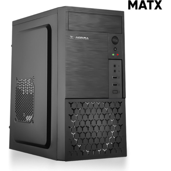 Alcatroz Matx Pc Case Azzura Compacto 800 Black - (COMPACTO-800)