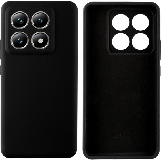 Idol 1991 ���� Xiaomi 14T Pro 5G 6.67'' Velvet Elite Tpu 4 Side Full Camera Protection BLACK