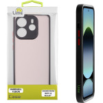 Lime Successories Lime ���� Xiaomi Redmi Note 14 4G 6.67'' Hardshell Fusion Full Camera Protection Black With Red KEYS