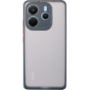Lime Successories Lime ���� Xiaomi Redmi Note 14 4G 6.67'' Hardshell Fusion Full Camera Protection Black With Red KEYS