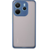 Lime Successories Lime ���� Xiaomi Redmi Note 14 4G 6.67'' Hardshell Fusion Full Camera Protection Blue With Yellow KEYS