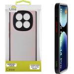 Lime Successories Lime ���� Xiaomi Redmi Note 14 Pro 4G 6.67'' Hardshell Fusion Full Camera Protection Black With Red KEYS