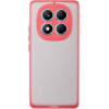 Lime Successories Lime ���� Xiaomi Redmi Note 14 Pro 4G 6.67'' Hardshell Fusion Full Camera Protection Red With Black KEYS