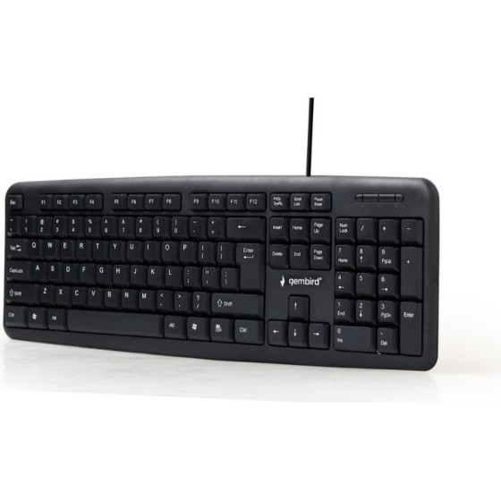 Gembird Usb Keyboard Standard Black - (KB-U-103)