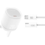 XO ��������� PD20W, 1 ���� TYPE-C, �� ������� LIGHTNING, ������ - (L143)