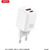 XO ��������� PD30W 1 ���� USB-A, 1 ���� TYPE-C, ������ - (L149)