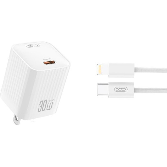 XO ��������� PD30W, 1 ���� TYPE-C �� ������� LIGHTNING, ������ - (L148)