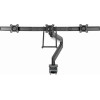 Gembird Desk Mounted Adjustable Monitor Arm For 3 Monitors Black - (MA-DA3-03)