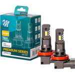 M-Tech ����e� Led H11 12V 6.000K 35W 4.000lm Led Canbus CSP3570 Premium Smart Series - 2 ���. - (LSPSNG11)