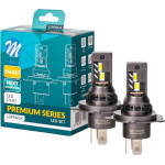 M-Tech ����e� Led H4 12V 6.000K 35W 4.000lm Led Canbus CSP3570 Pr���um Smart Series - 2 ���. - (LSPSNG4)