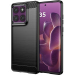Techsuit - Carbon Silicone - Motorola Edge 60 Pro - Black