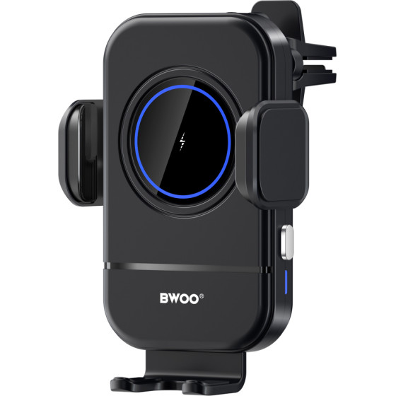 BWOO Automatic Clamp 15W Wireless Charger Car Holder ZJ137