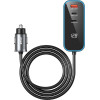 BWOO CC107 Pd Car Charger 1x USB-C - USB-A Port 30W black
