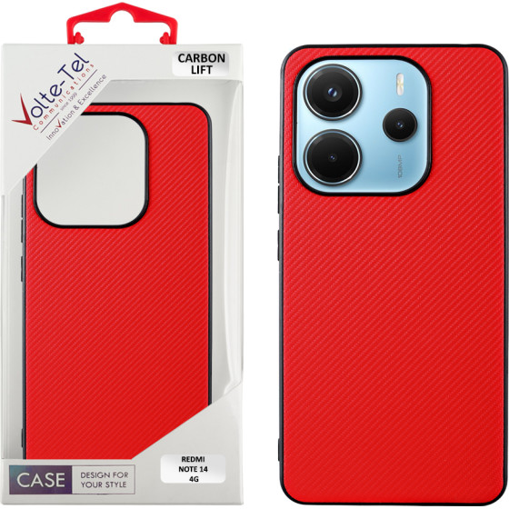 Volte-Tel ���� Xiaomi Redmi Note 14 4G 6.67'' Carbon Lift Camera Guard RED