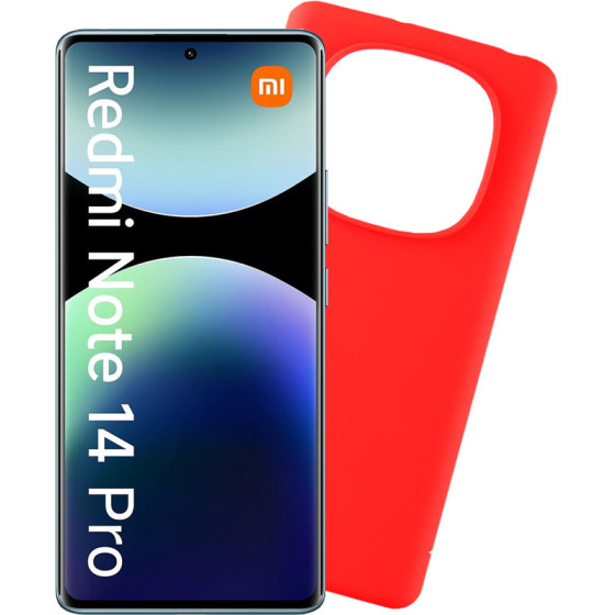 Volte-Tel ���� Xiaomi Redmi Note 14 Pro 4G 6.67'' Silicon Tpu Camera Guard RED