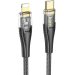 Hoco Cable Type C To Lightning Pd 27W U121 1,2 m Black transparent