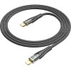 Hoco Cable Type C To Lightning Pd 27W U121 1,2 m Black transparent