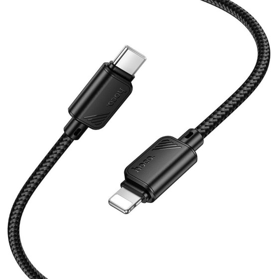 Hoco Cable Type C To Lightning Pd 27W X113 1 m black