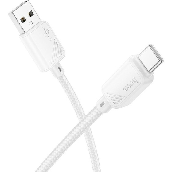 Hoco Cable Usb A Do Type C 3A X113 1 m white