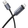 Hoco Cable Usb A To Lightning 2,4A With Display 1 m X112 black
