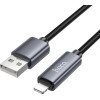 Hoco Cable Usb A To Lightning 2,4A With Display 1 m X112 black