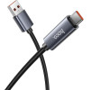 Hoco Cable Usb A To Usb C 5A With Display 1 m X112 black