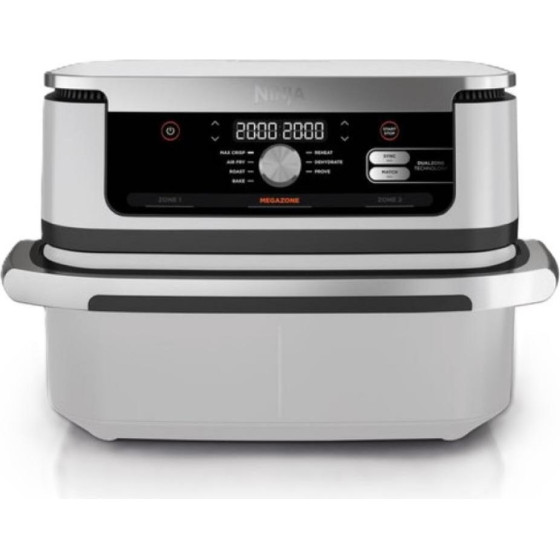 Ninja Double Air Fryer 10.4L 2470W White - (AF500EUWH)