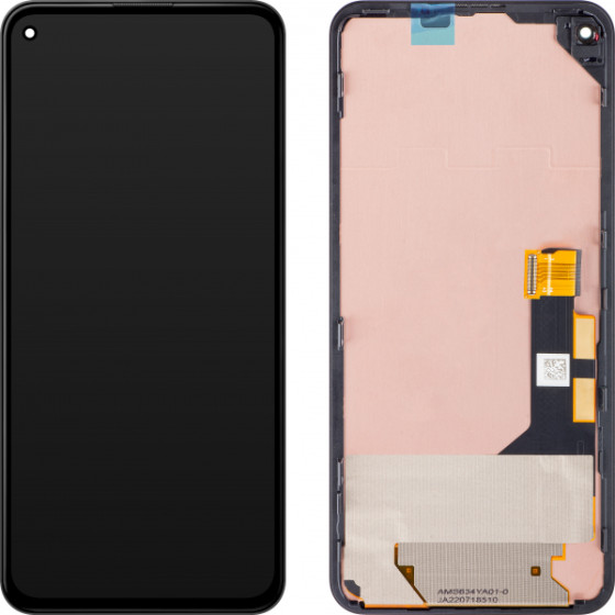Google LCD Display Module for Pixel 5a 5G, w/o Frame, Black - (G949-00138-01)