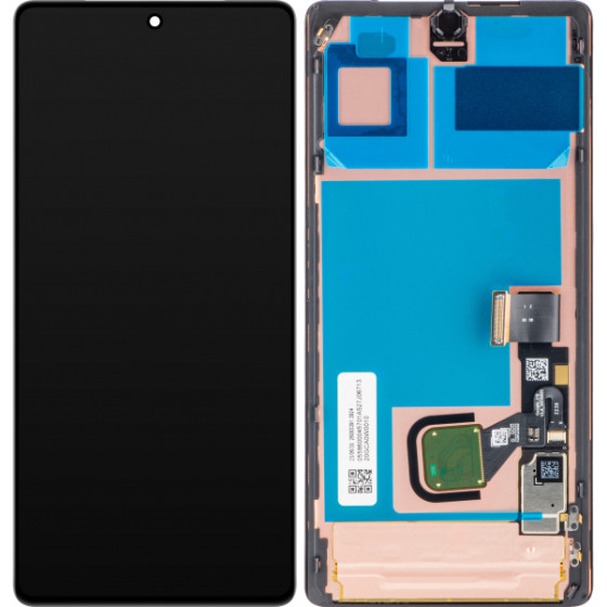 Google LCD Display Module for Pixel 7 Pro, w/o Frame, Black - (G949-00290-01, G949-00291-01)