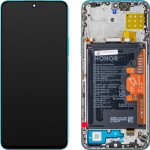 Honor LCD Display Module for 90 Lite / X8a, with Battery, Cyan Lake - (0235AEUJ)