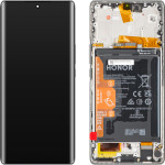 Honor LCD Display Module for Magic5 Lite, with Battery, Titanium Silver - (0235AEMY)